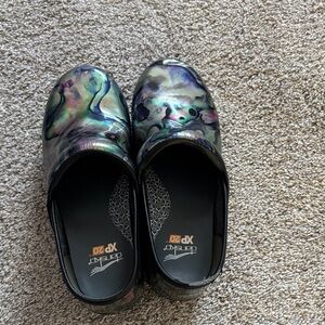Dansko Iridescent Patterned Clogs